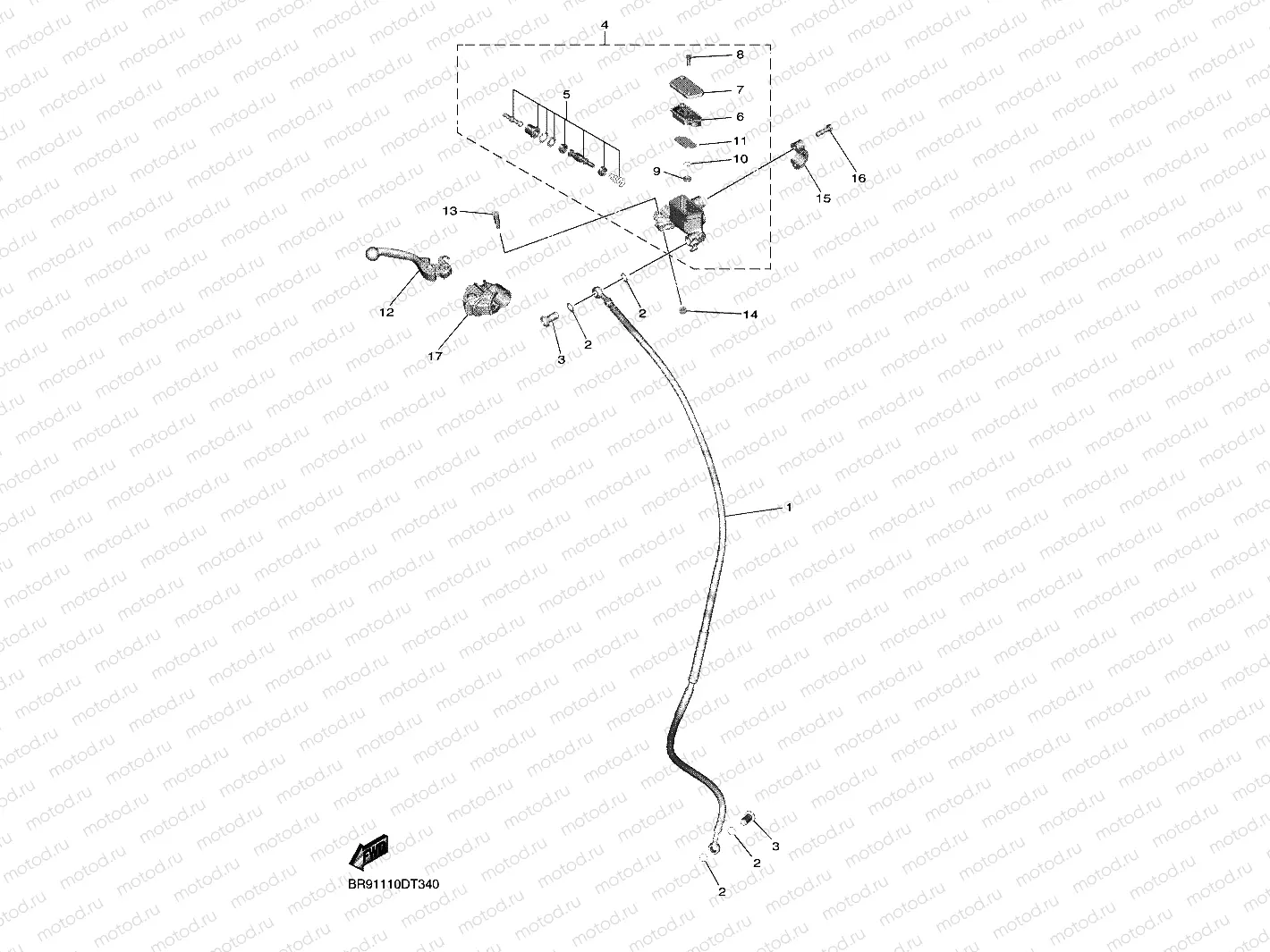 FRONT MASTER CYLINDER