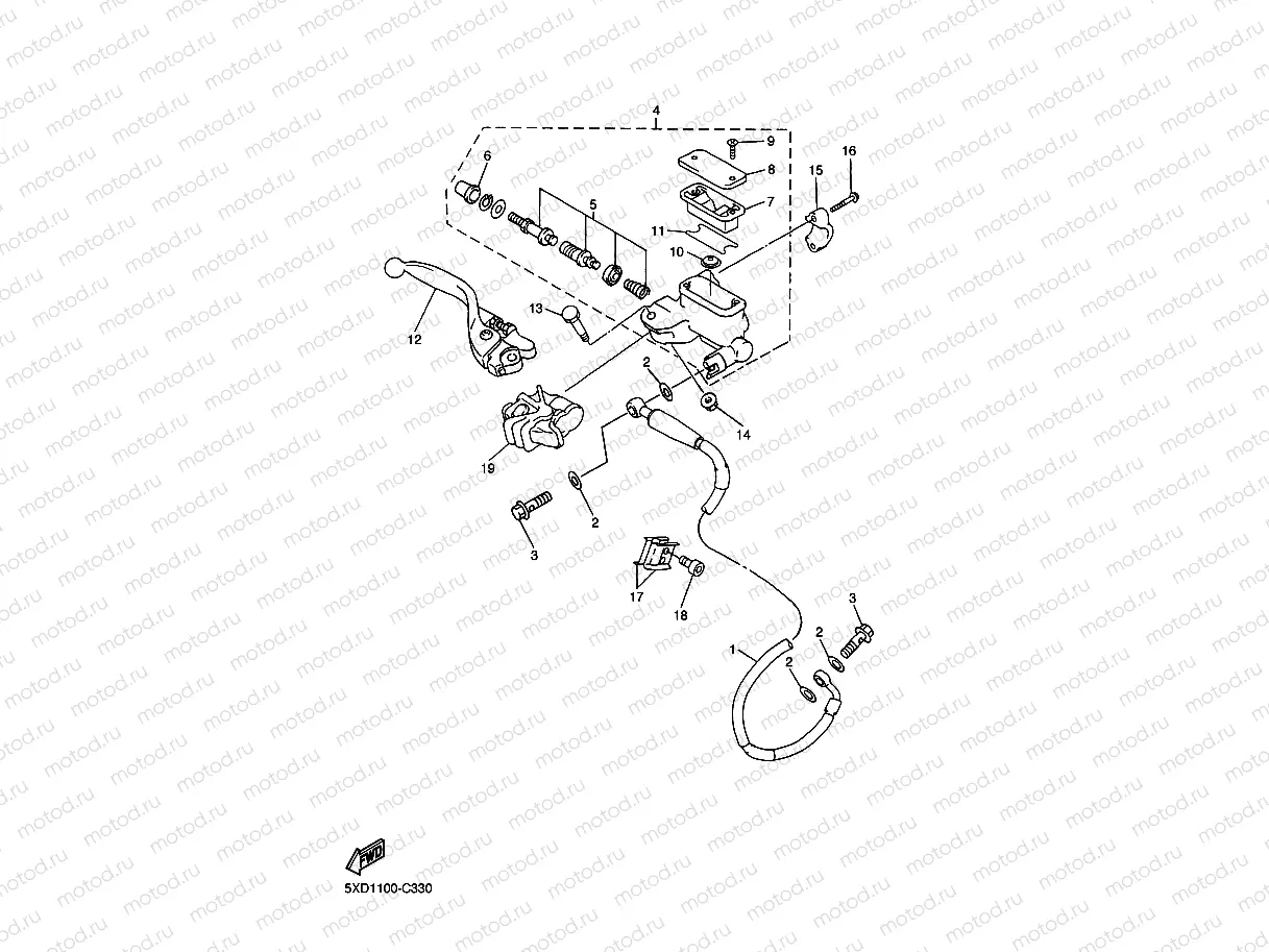FRONT MASTER CYLINDER
