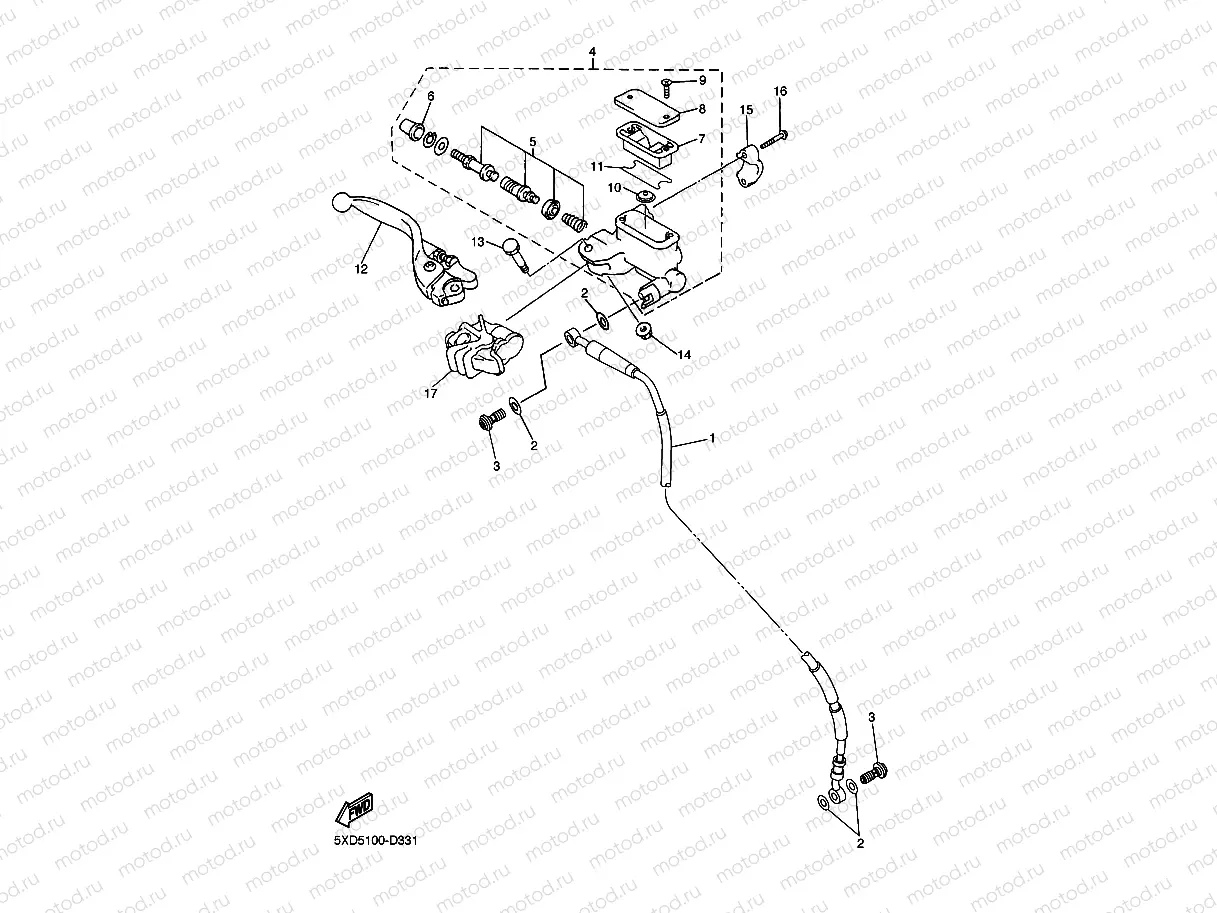 FRONT MASTER CYLINDER