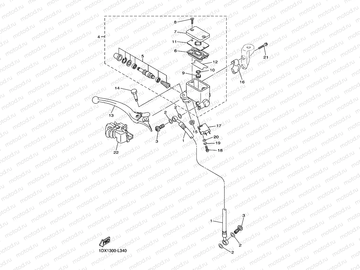 FRONT MASTER CYLINDER