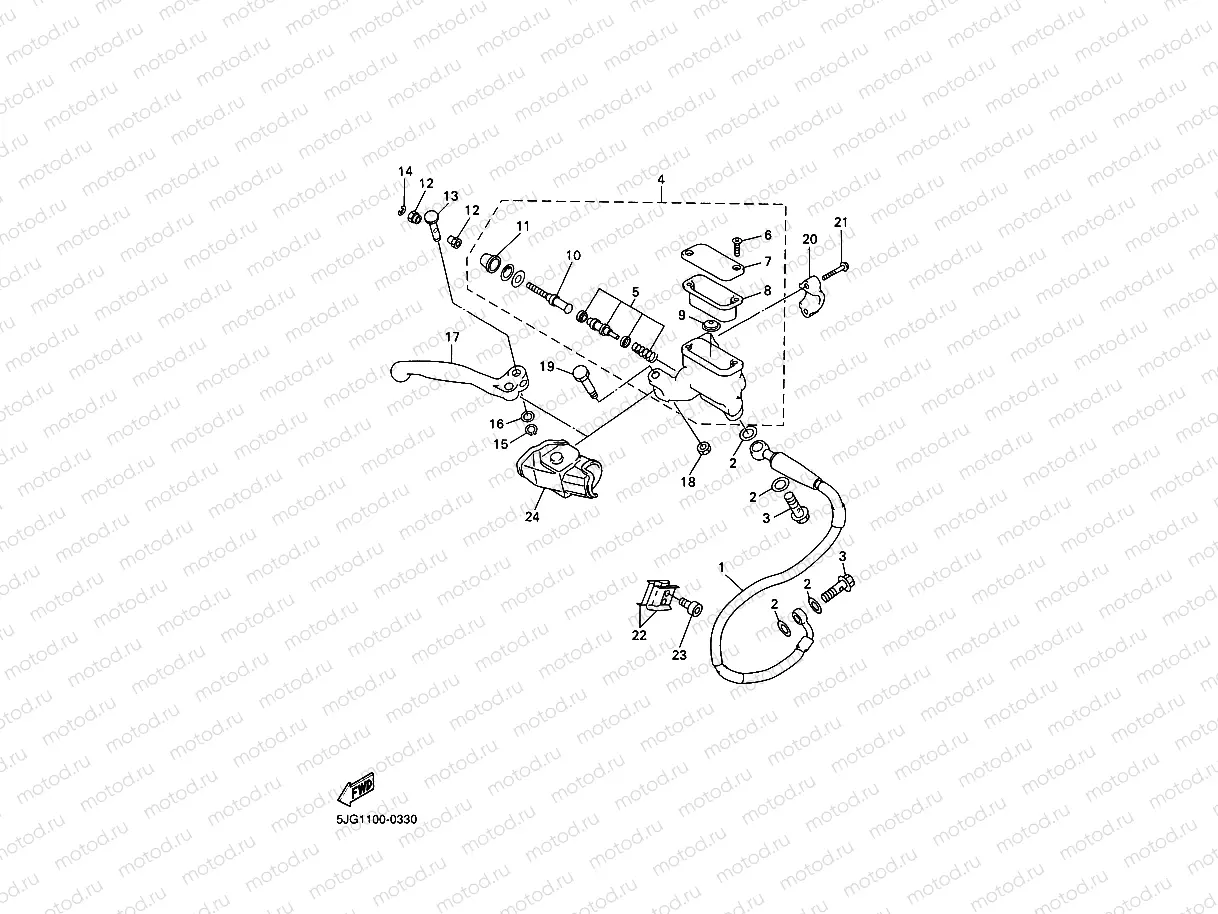 FRONT MASTER CYLINDER