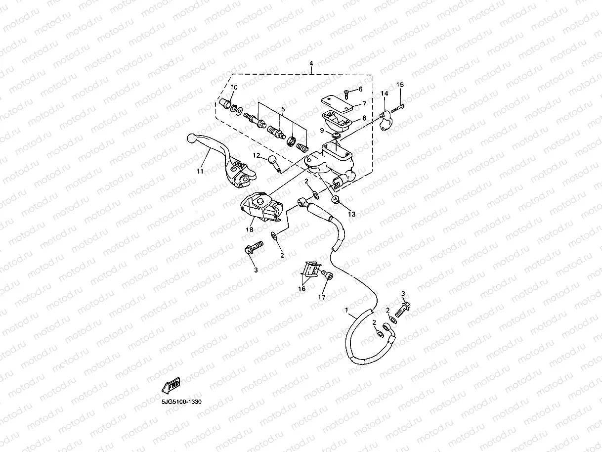 FRONT MASTER CYLINDER