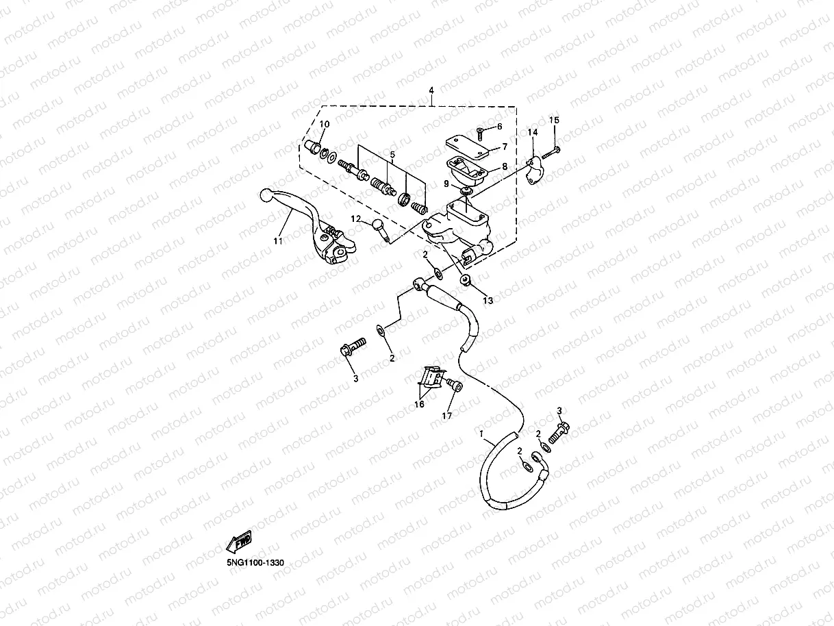 FRONT MASTER CYLINDER
