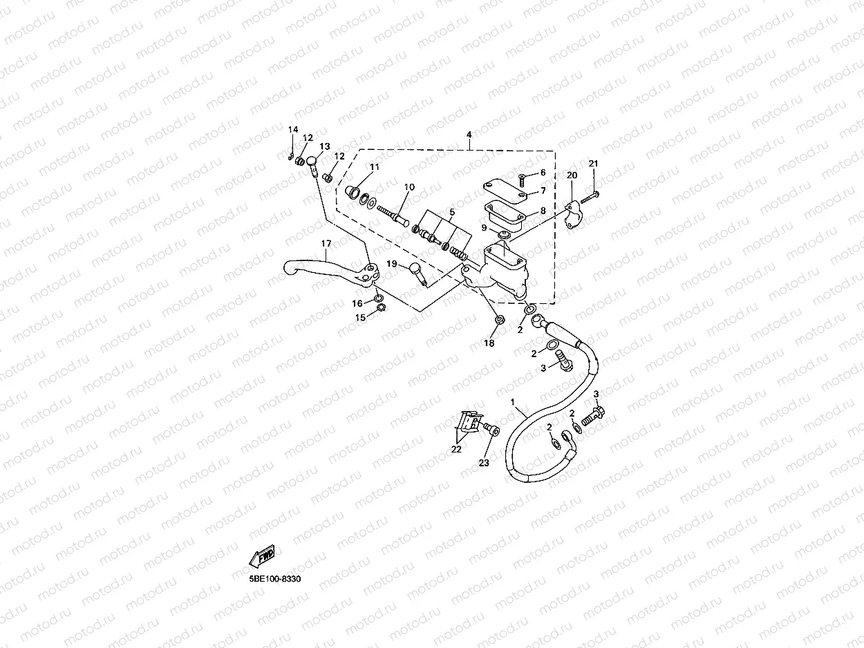 FRONT MASTER CYLINDER