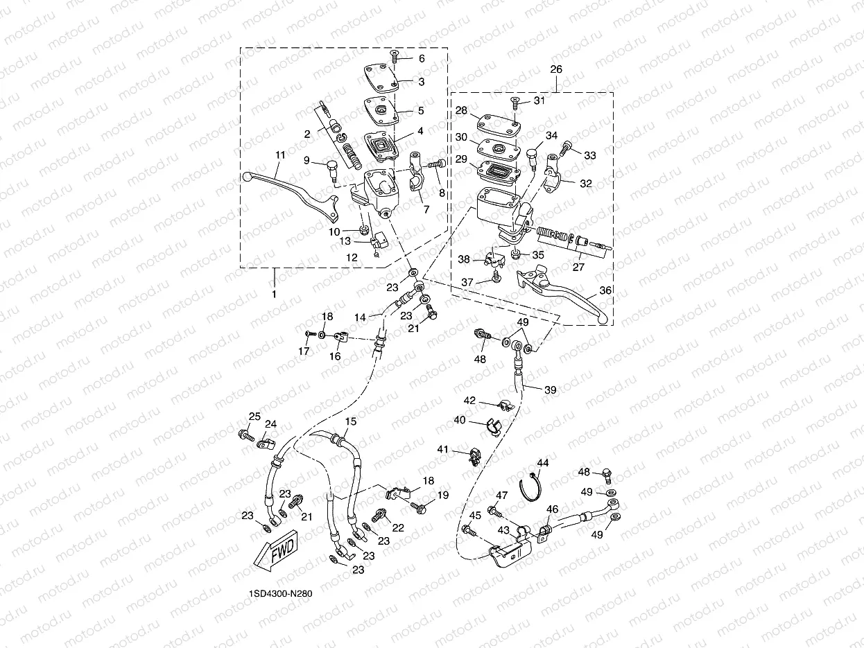 FRONT MASTER CYLINDER