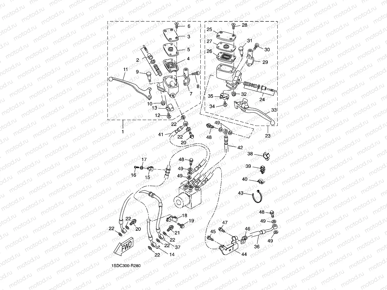 FRONT MASTER CYLINDER