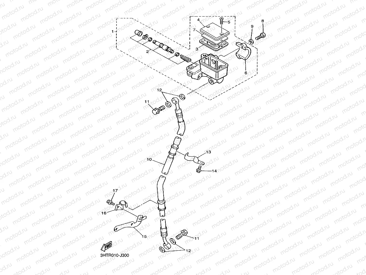 FRONT MASTER CYLINDER