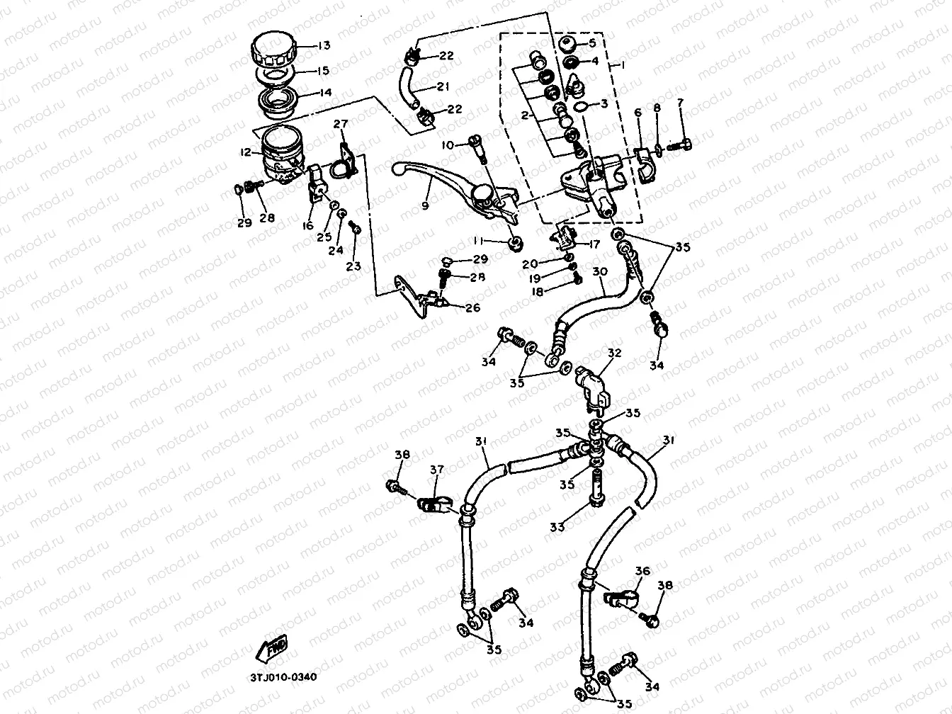 FRONT MASTER CYLINDER