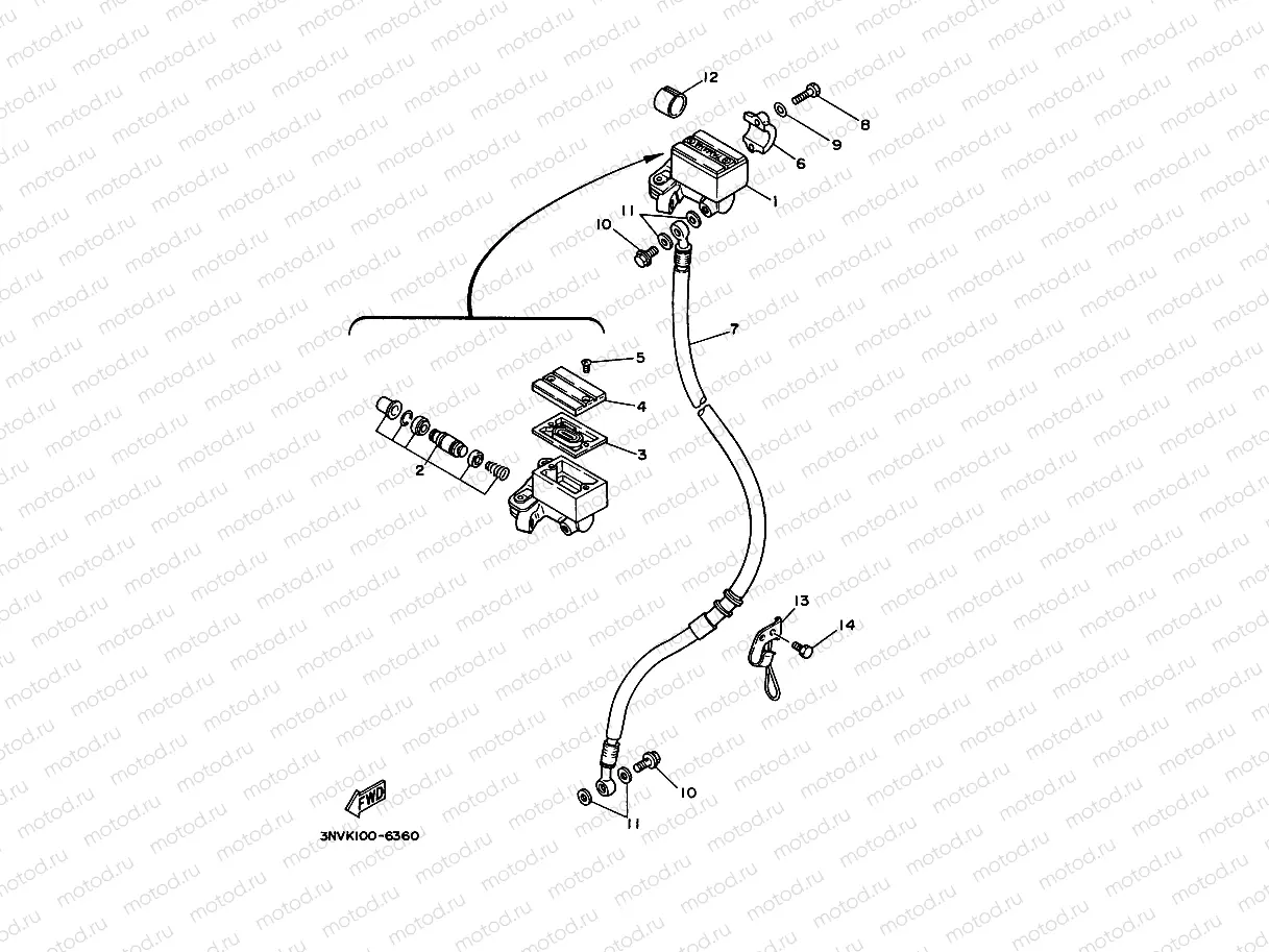 FRONT MASTER CYLINDER