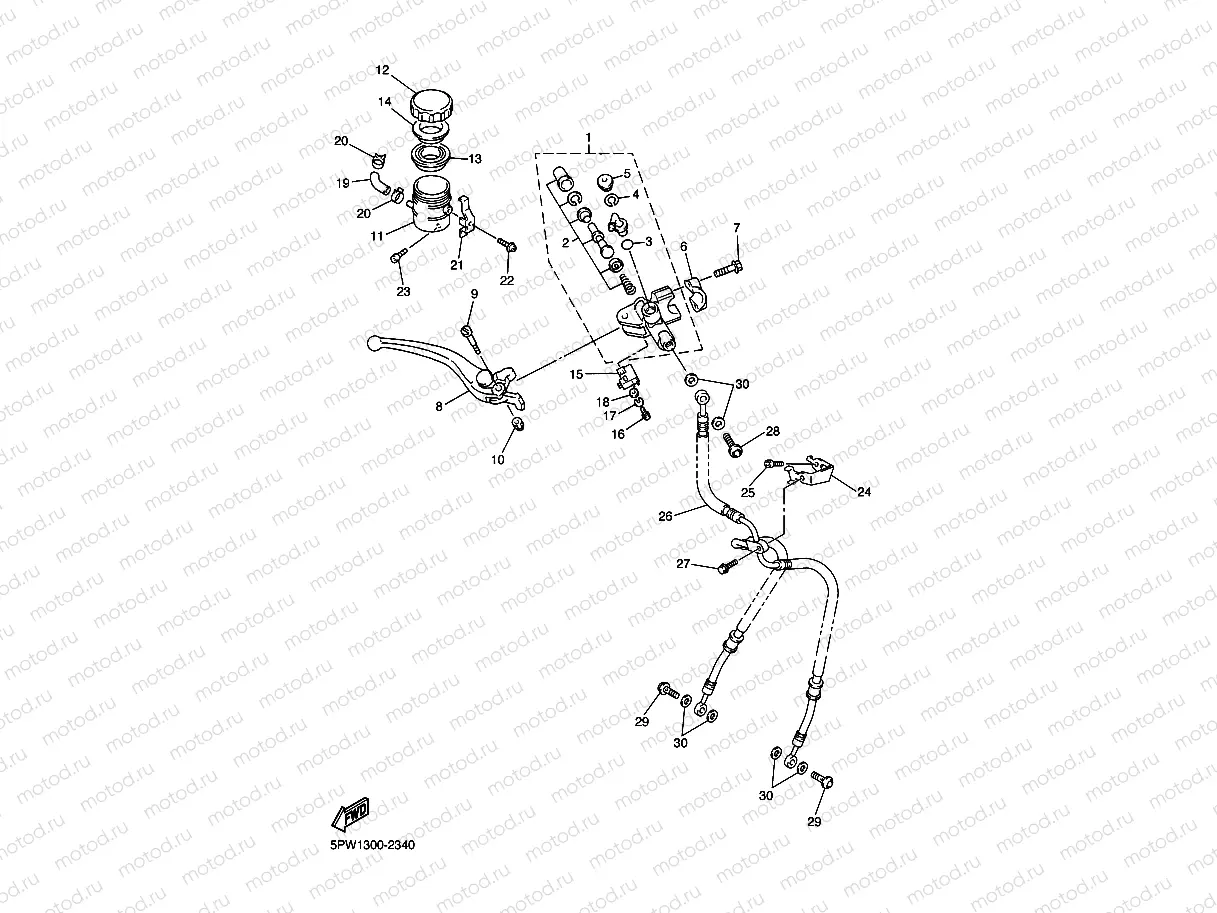 FRONT MASTER CYLINDER