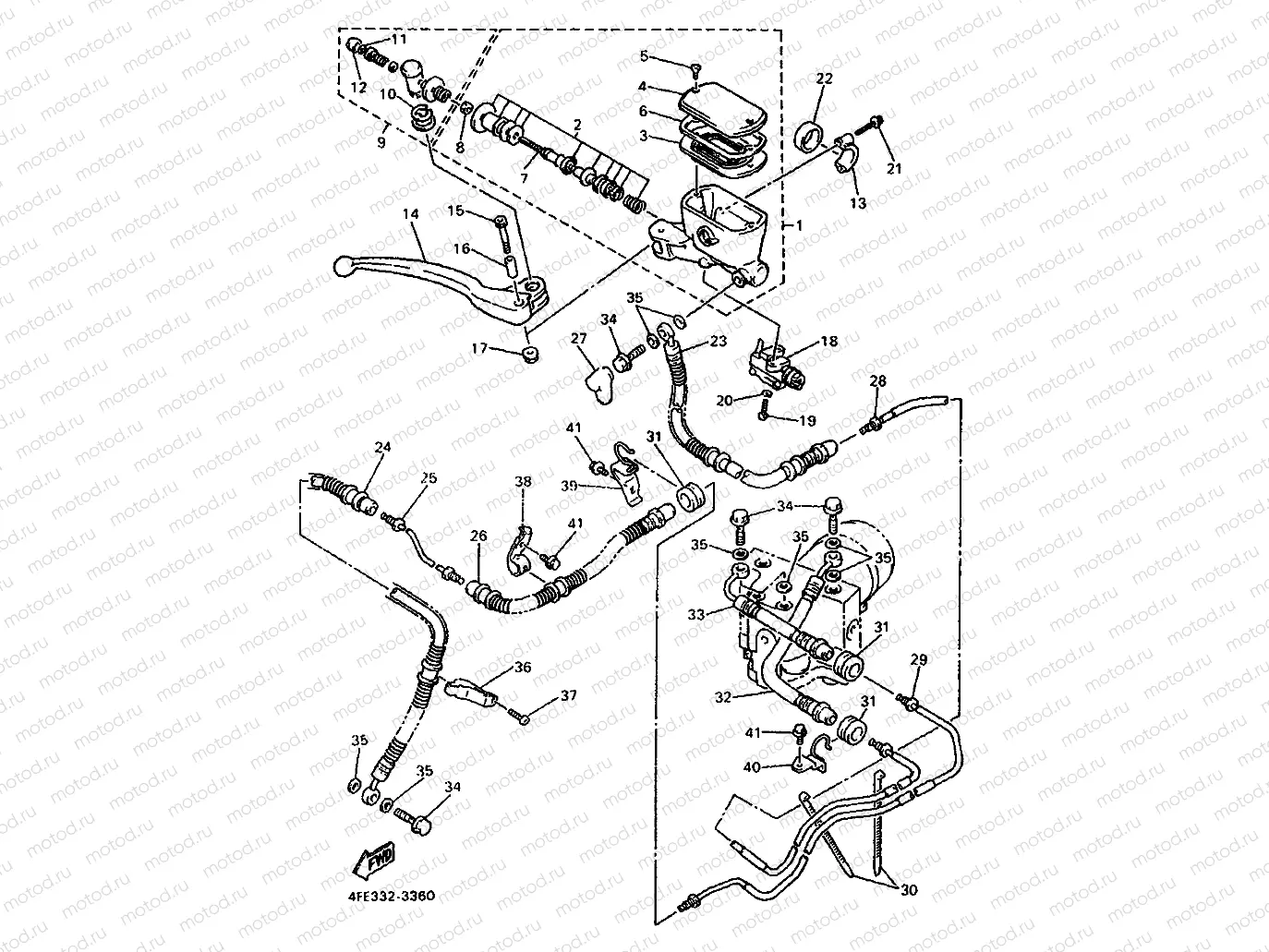 FRONT MASTER CYLINDER