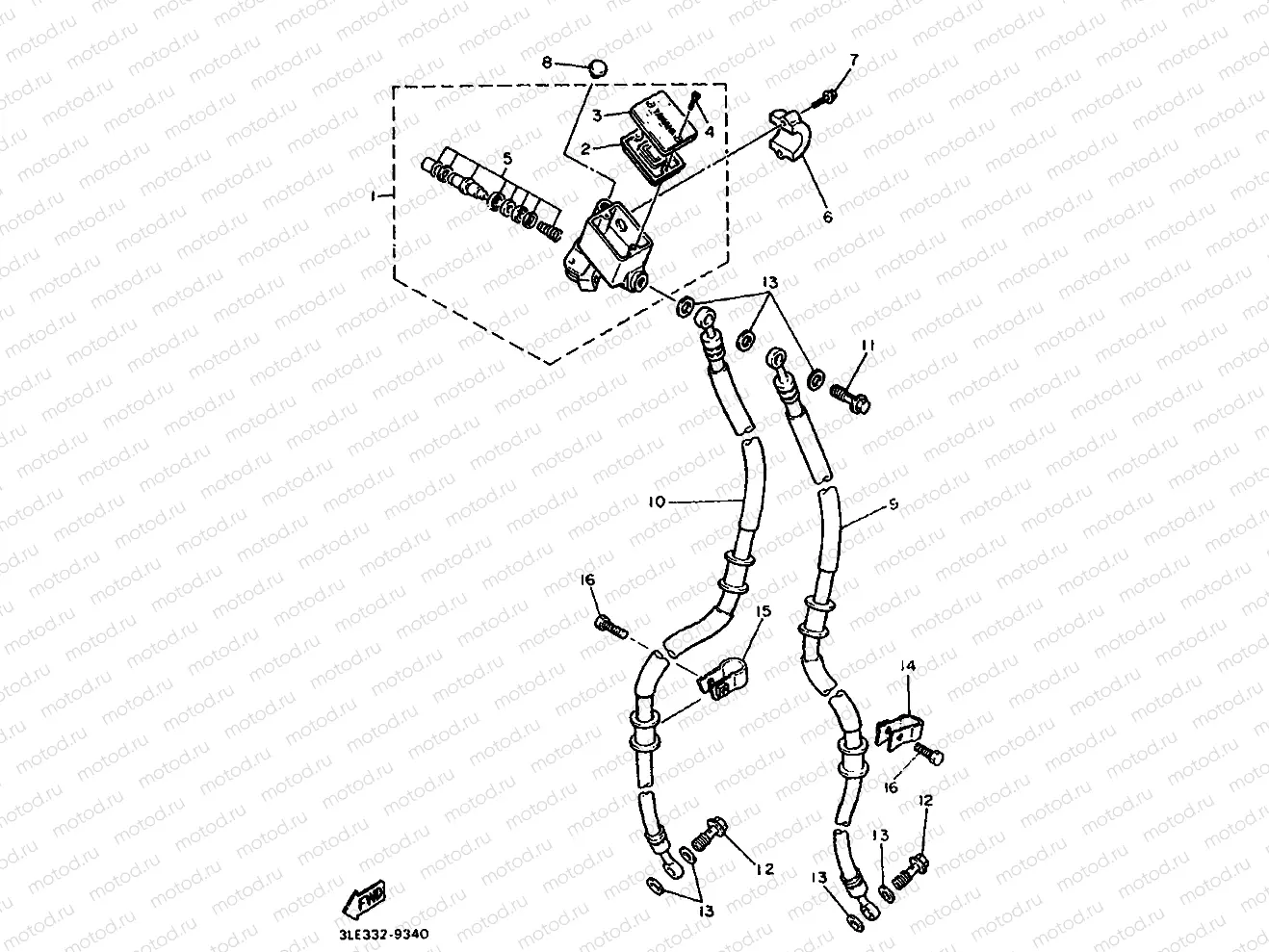 FRONT MASTER CYLINDER