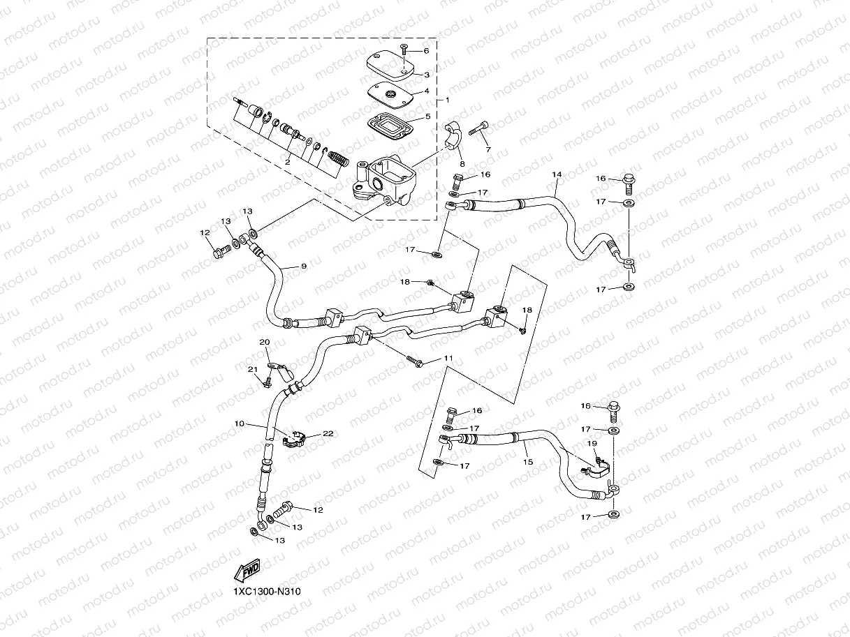 FRONT MASTER CYLINDER
