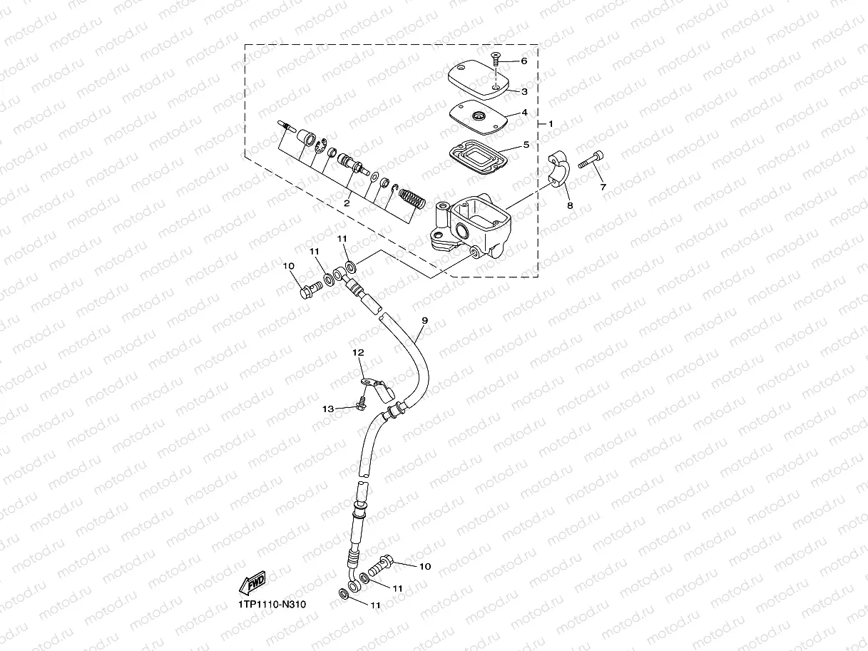 FRONT MASTER CYLINDER
