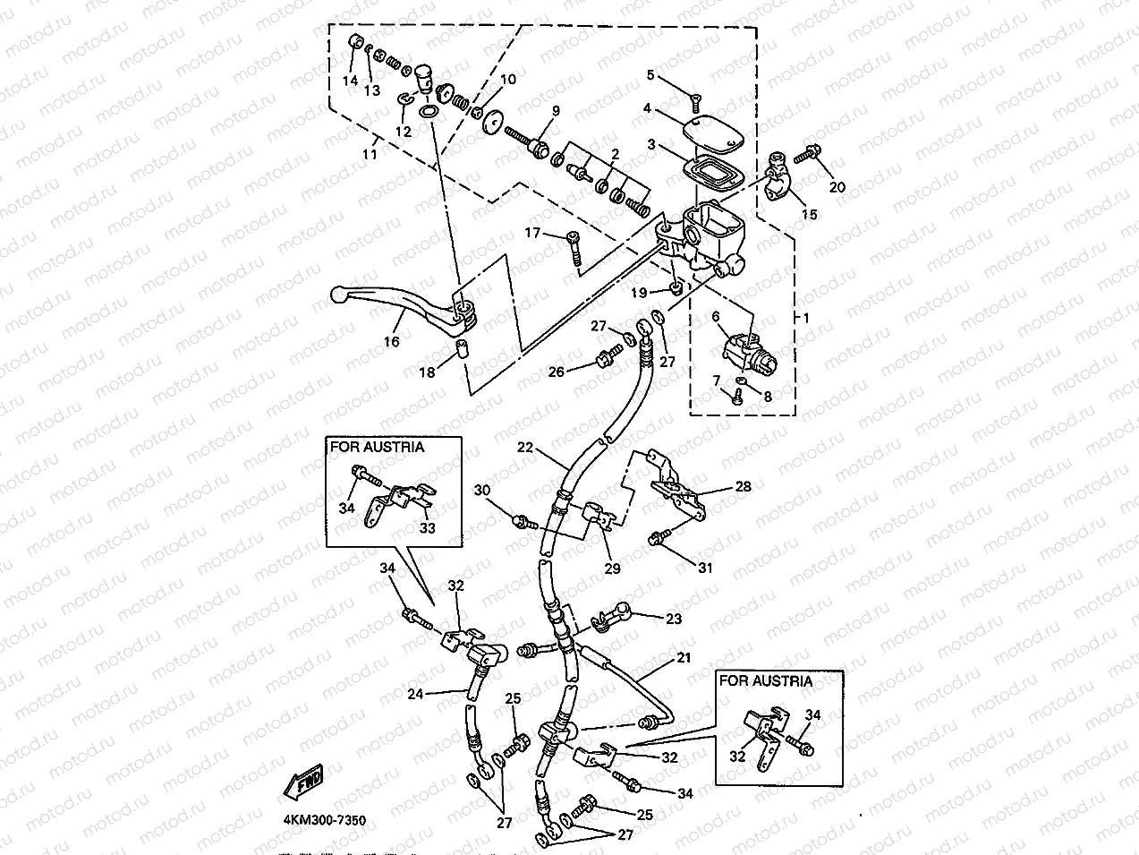 FRONT MASTER CYLINDER