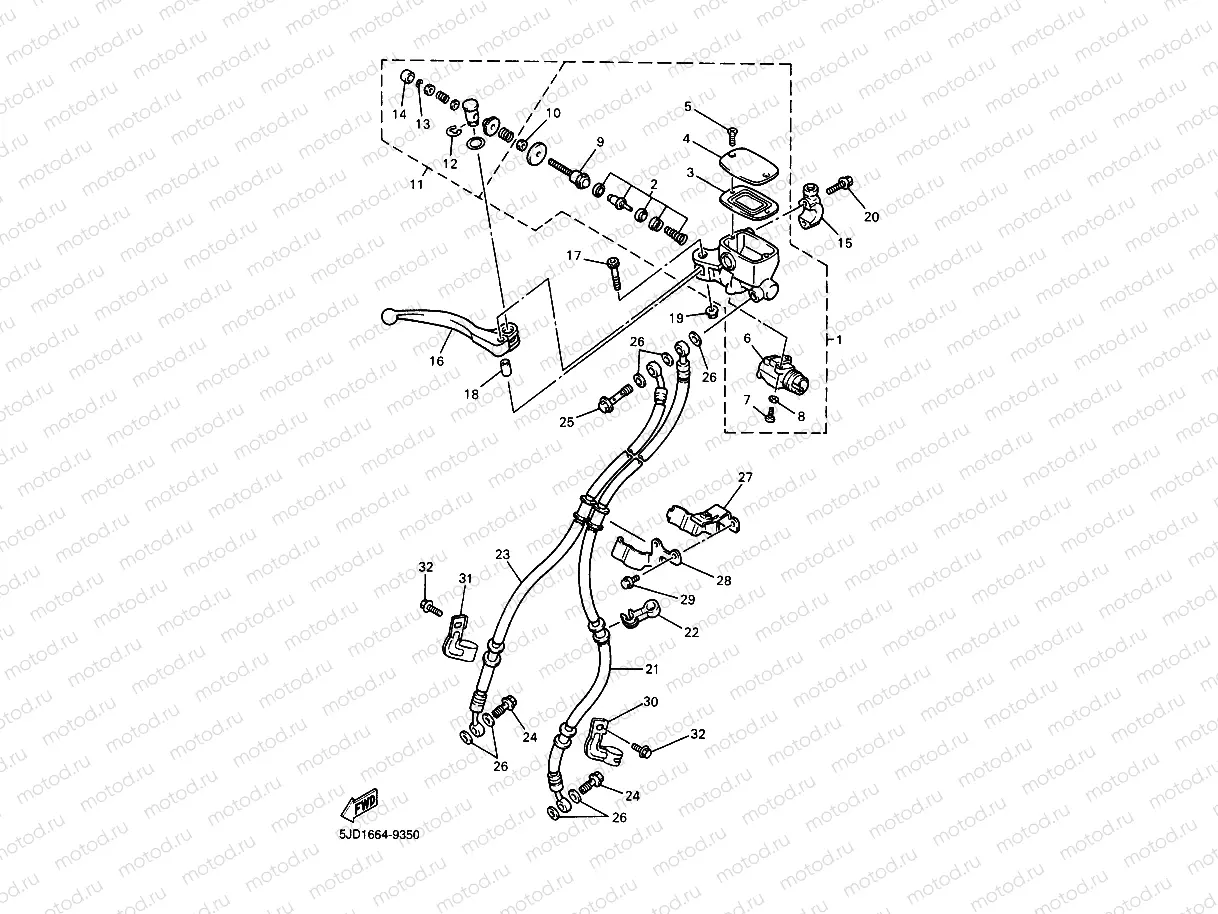 FRONT MASTER CYLINDER