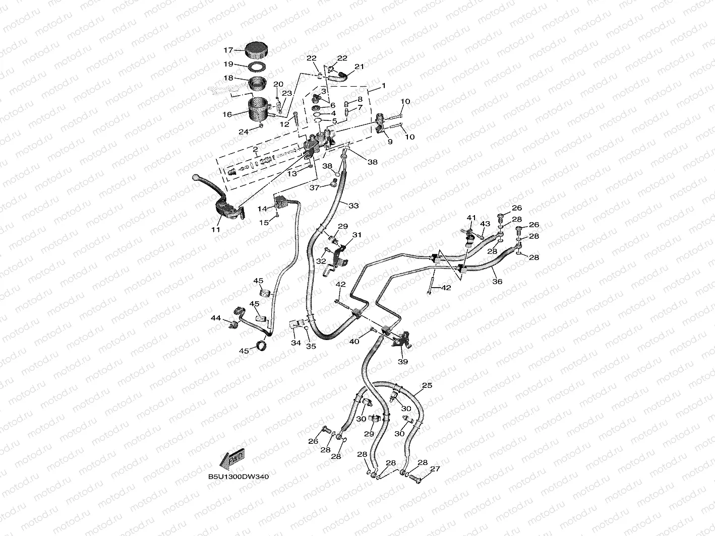 FRONT MASTER CYLINDER