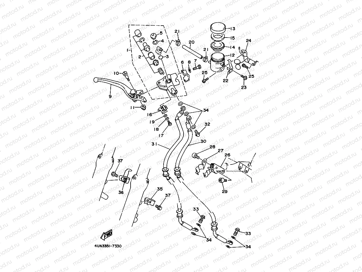 FRONT MASTER CYLINDER