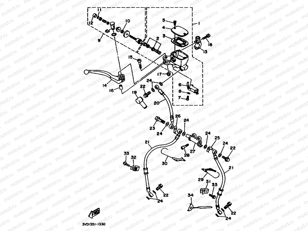 FRONT MASTER CYLINDER