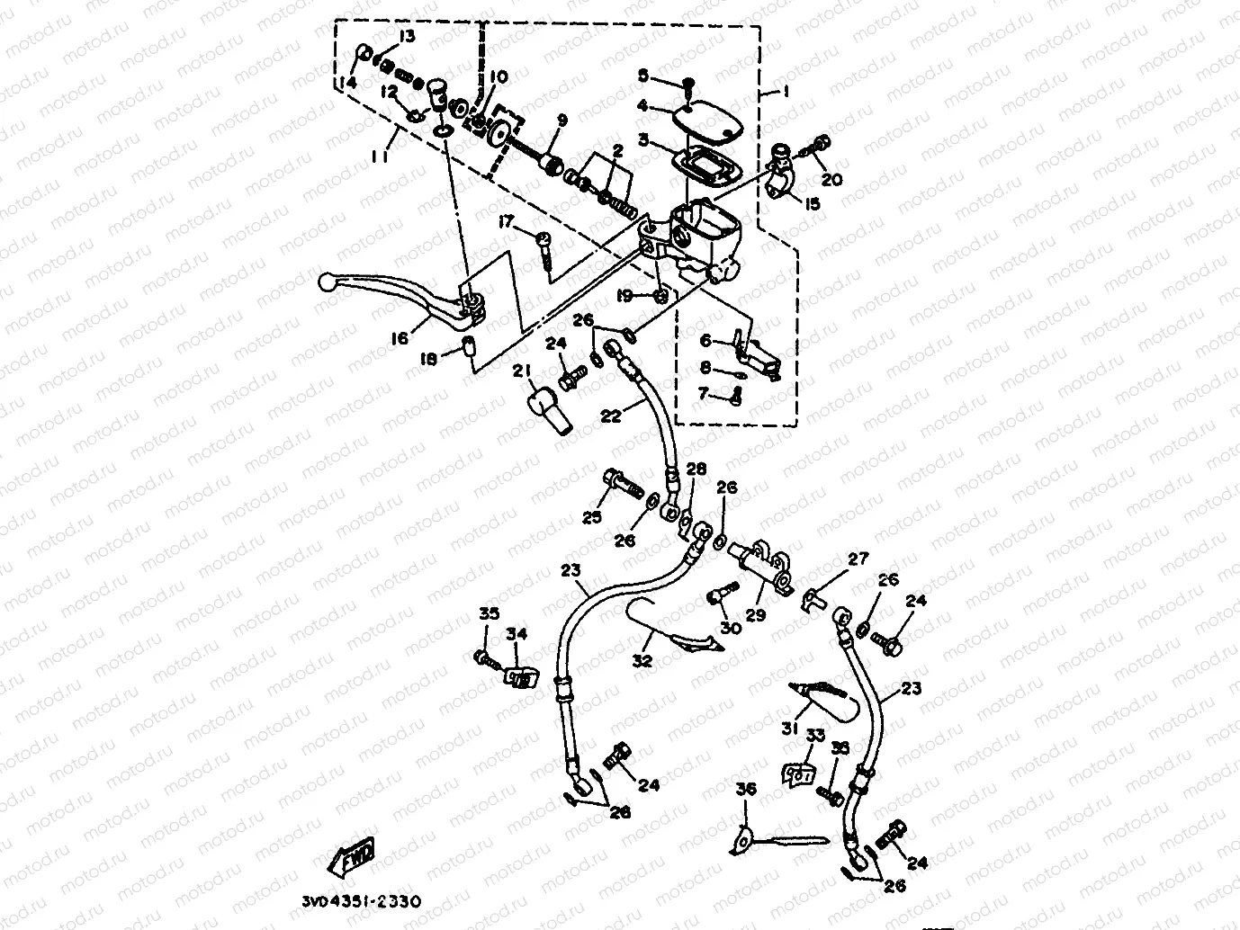 FRONT MASTER CYLINDER
