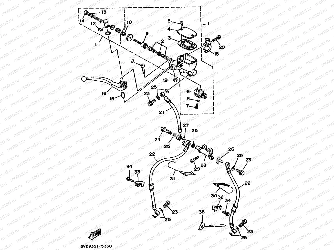 FRONT MASTER CYLINDER