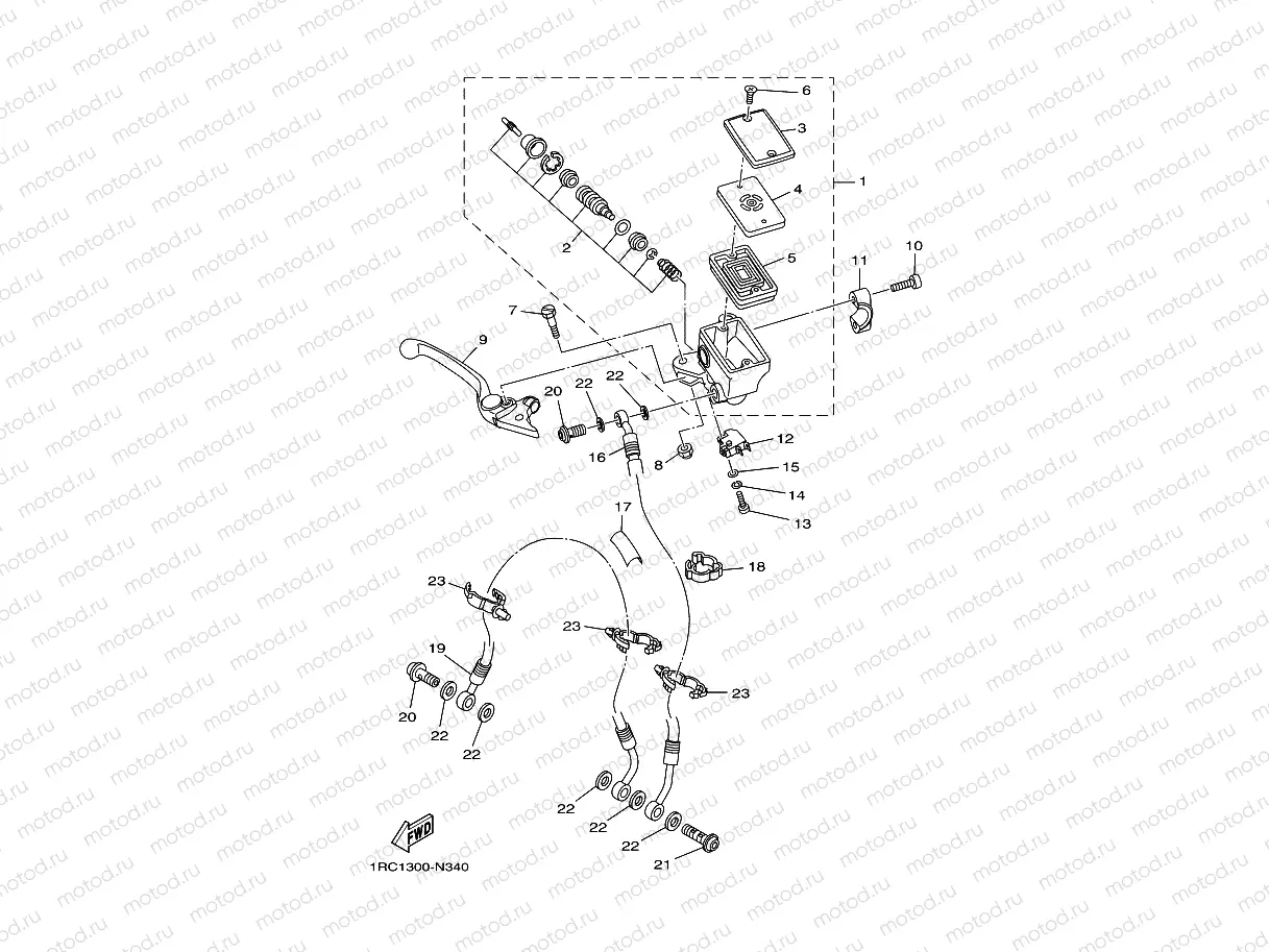 FRONT MASTER CYLINDER