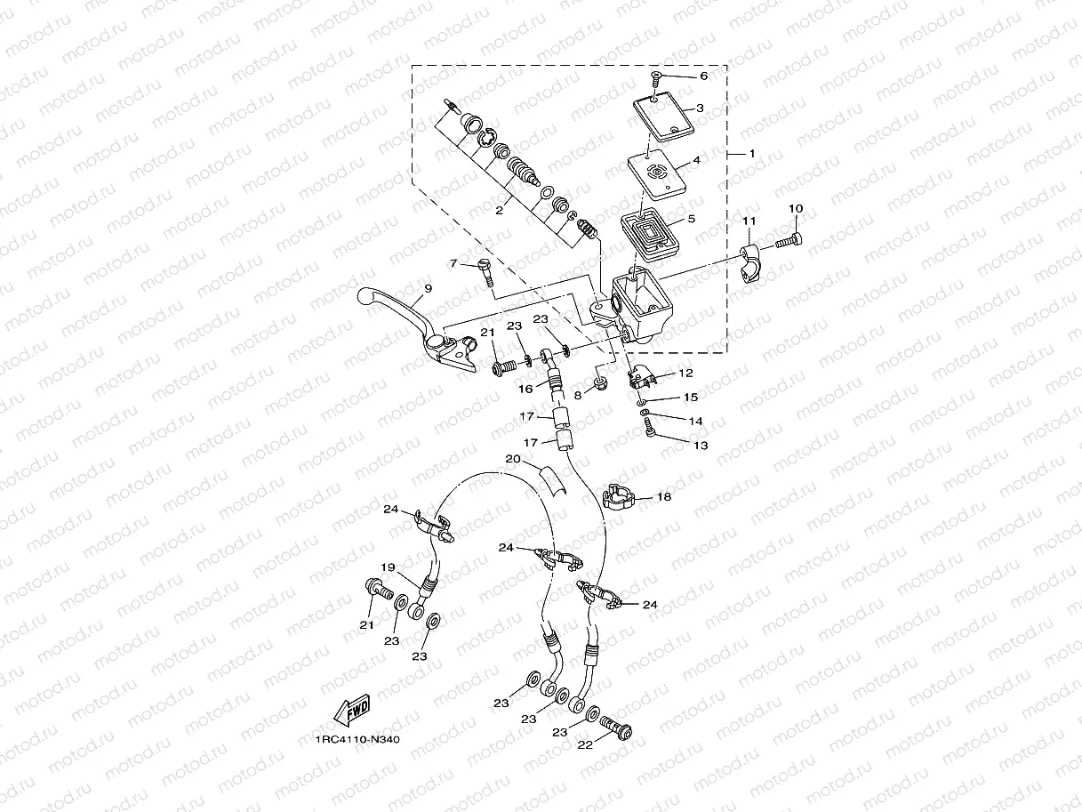 FRONT MASTER CYLINDER