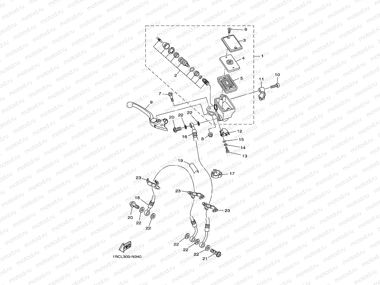FRONT MASTER CYLINDER