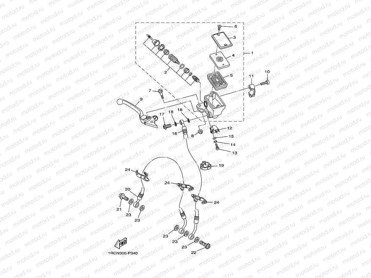 FRONT MASTER CYLINDER