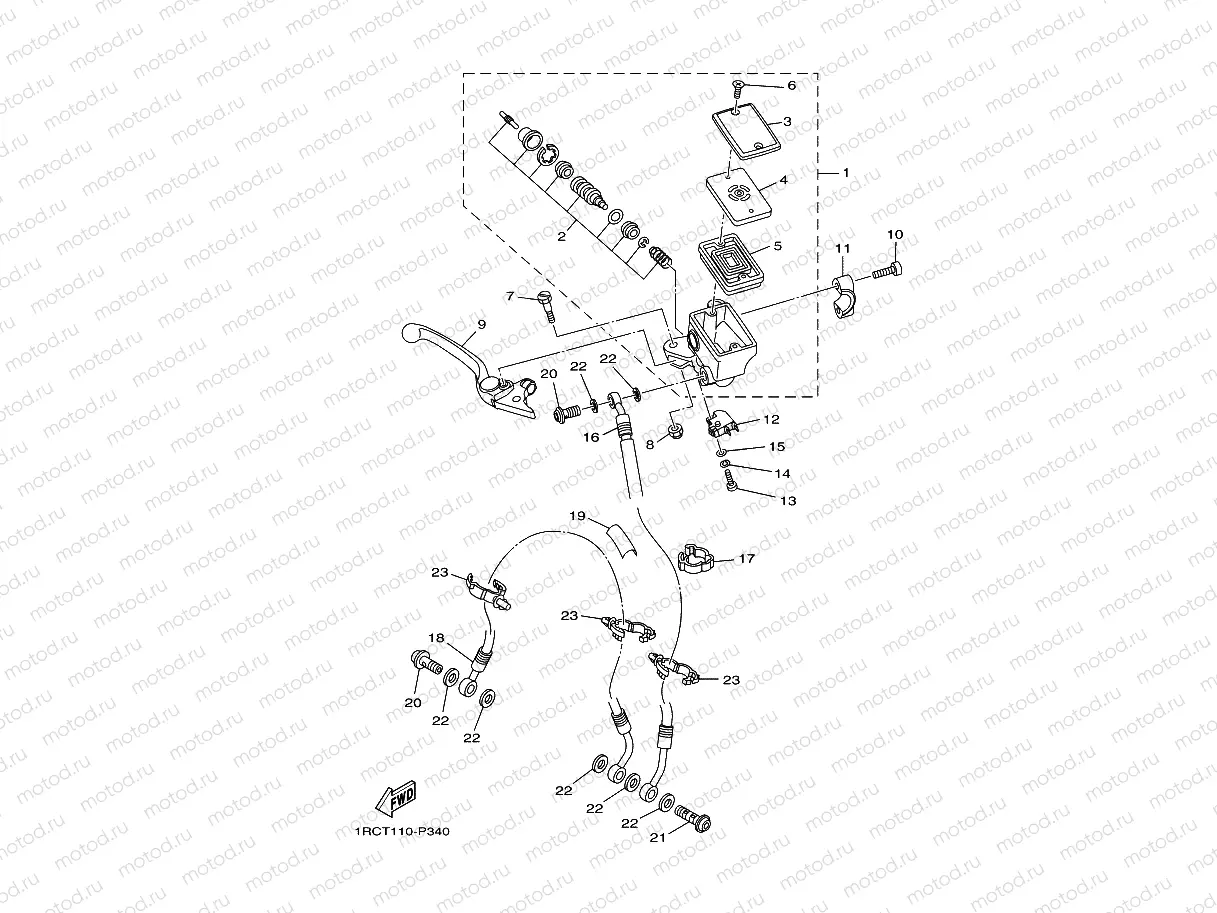FRONT MASTER CYLINDER