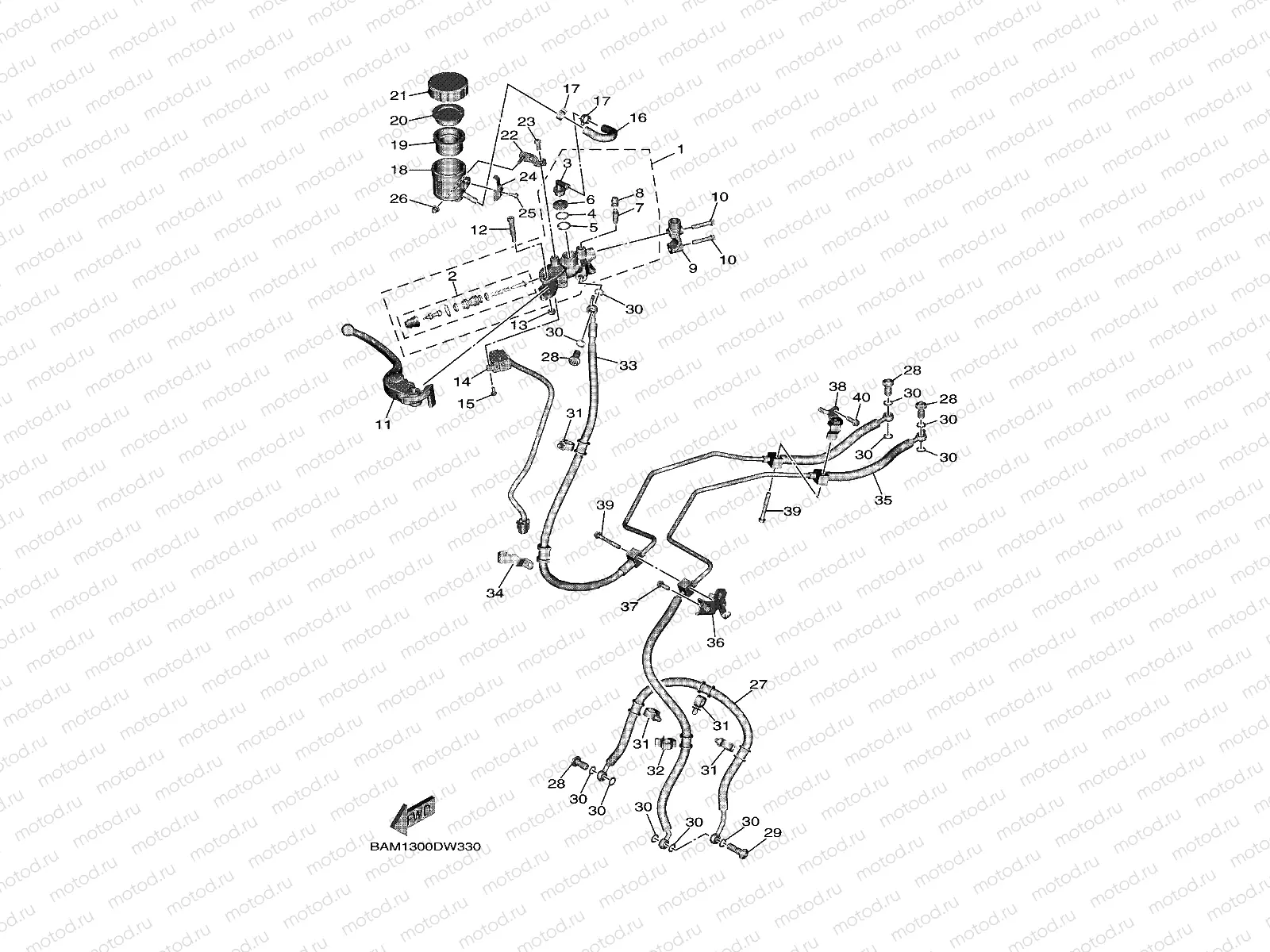 FRONT MASTER CYLINDER