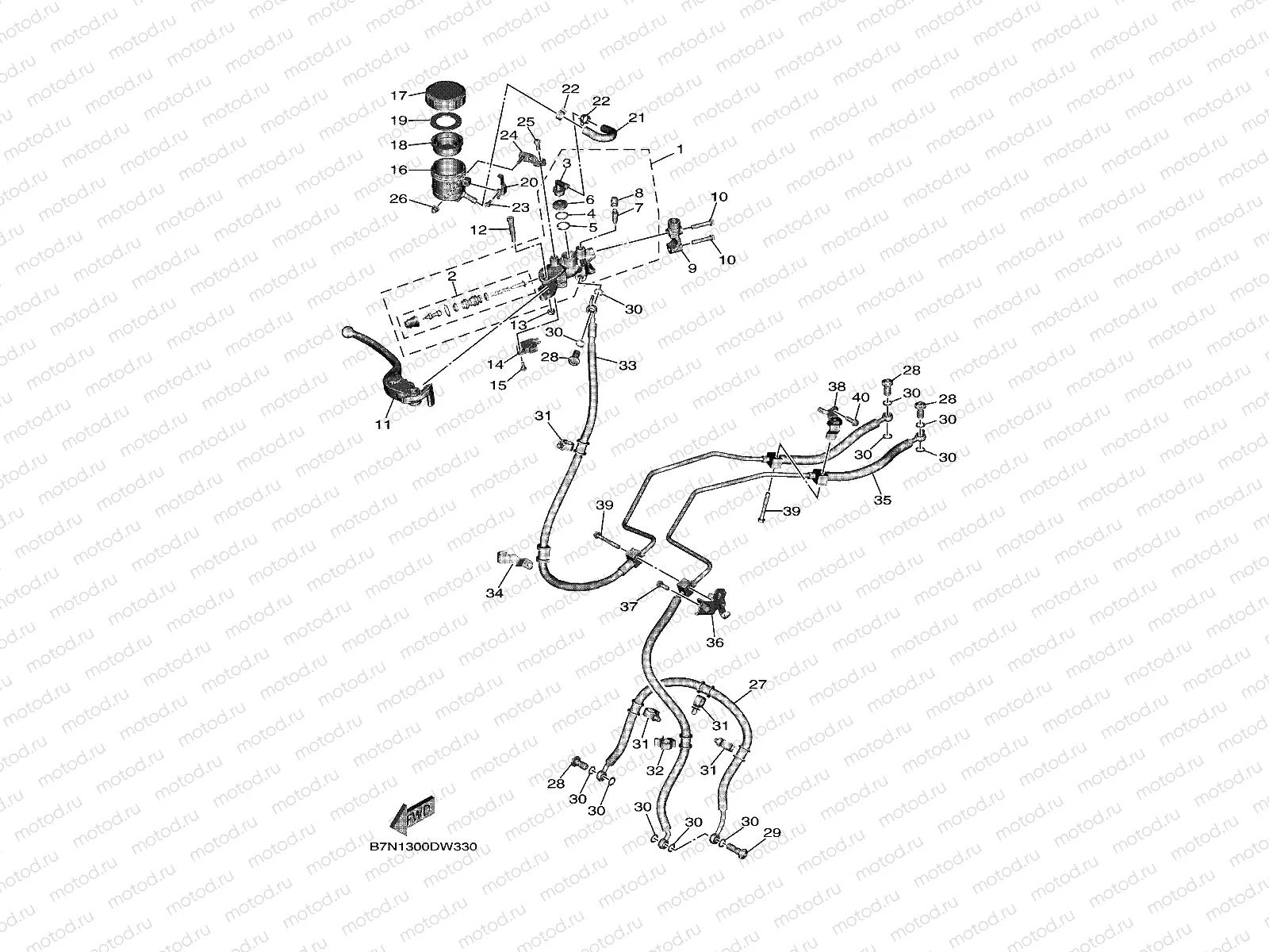FRONT MASTER CYLINDER