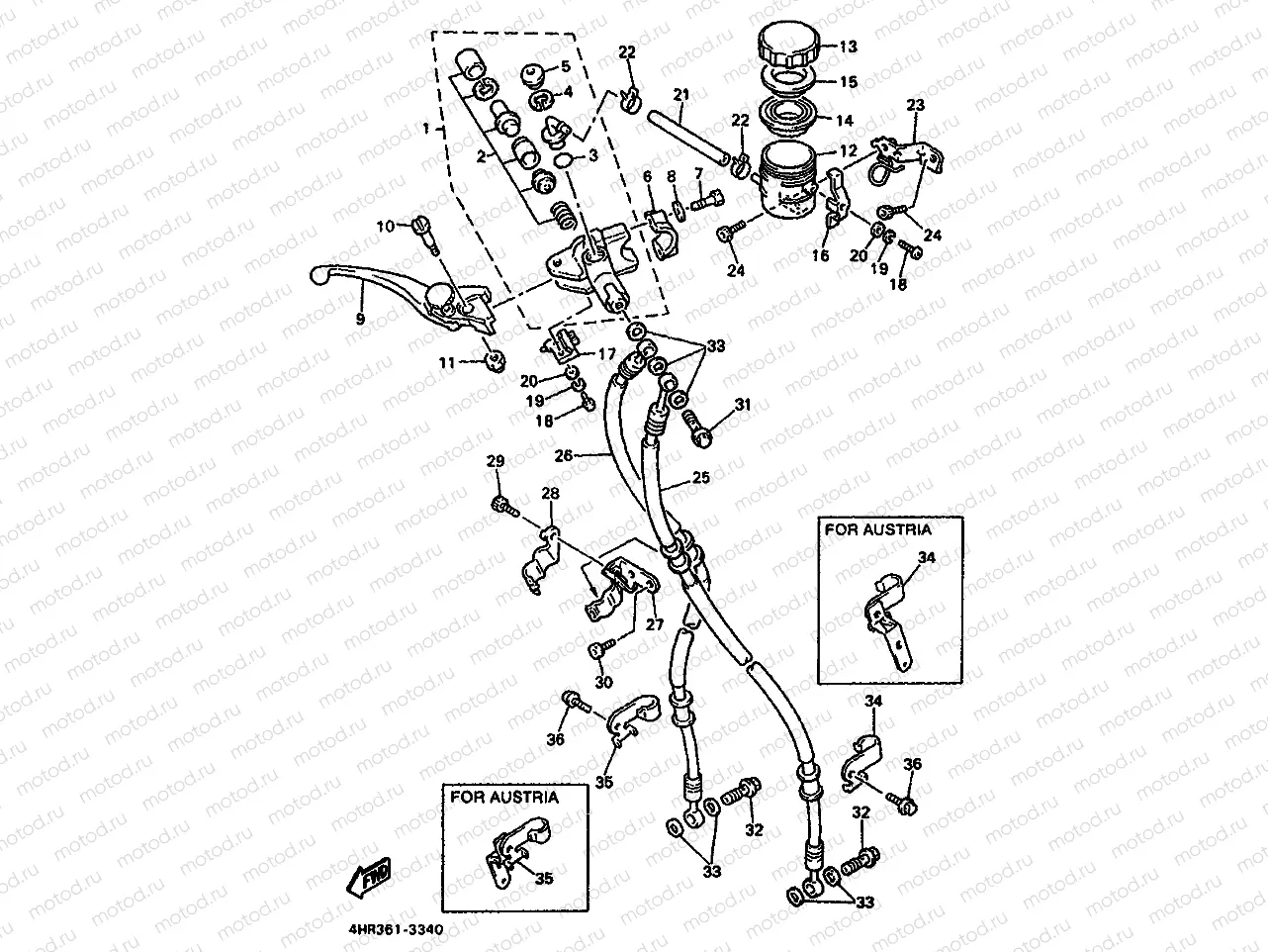 FRONT MASTER CYLINDER