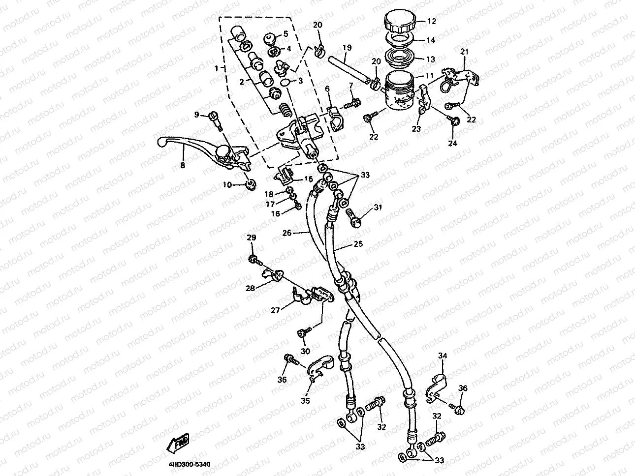 FRONT MASTER CYLINDER