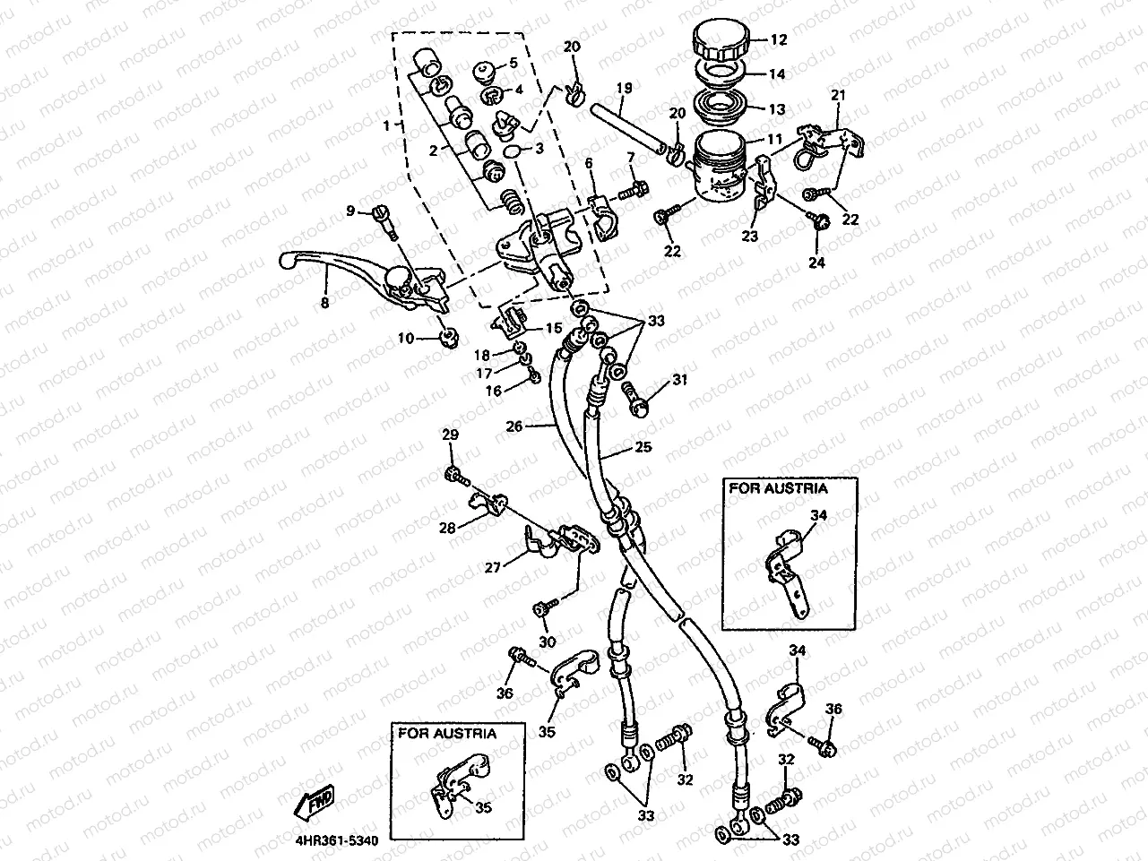 FRONT MASTER CYLINDER
