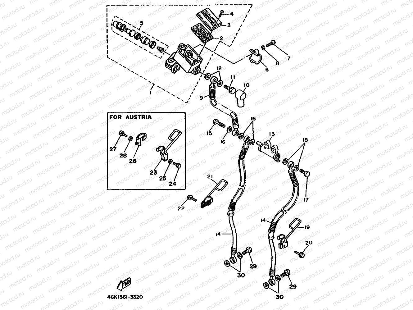 FRONT MASTER CYLINDER