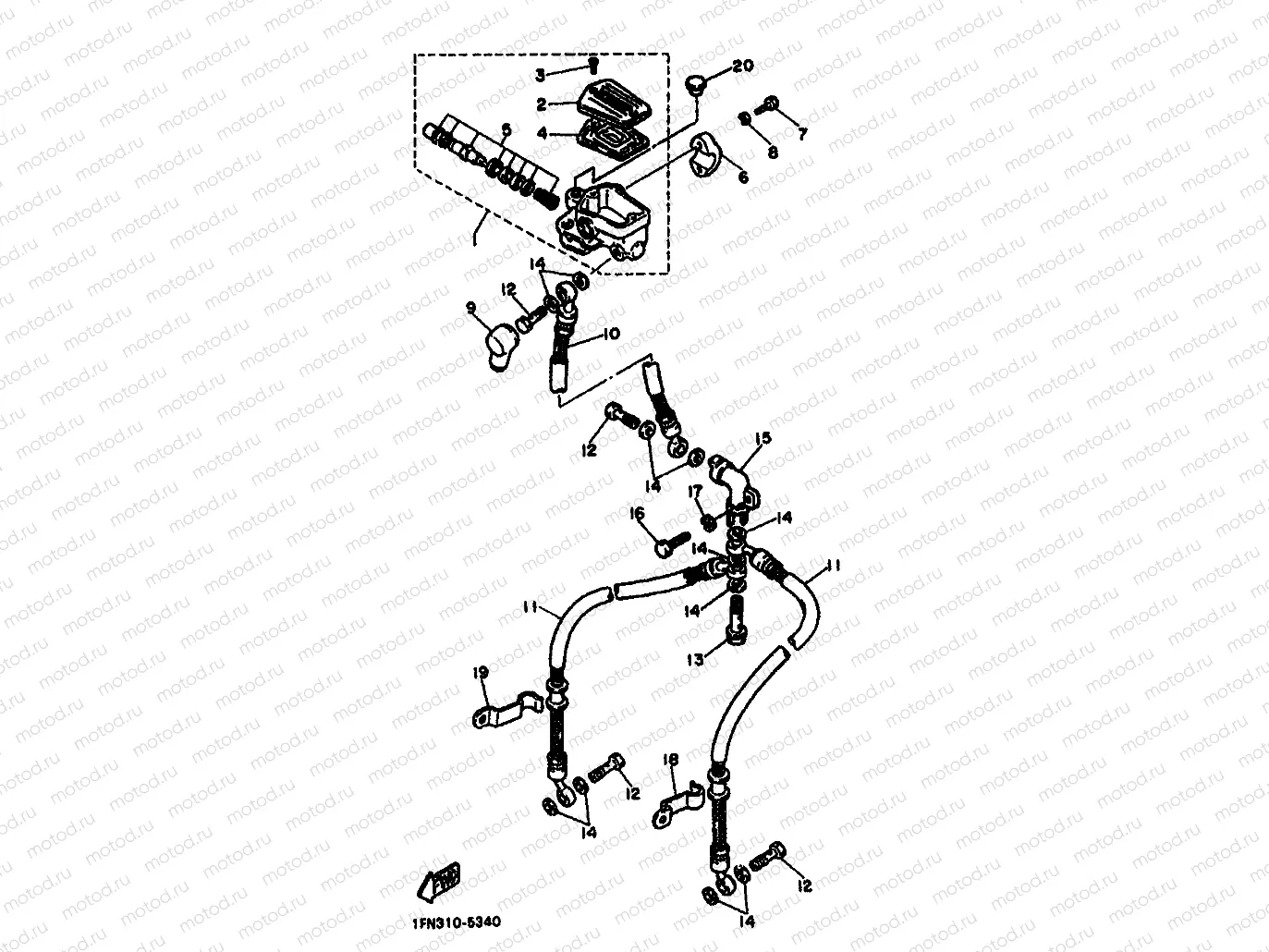 FRONT MASTER CYLINDER