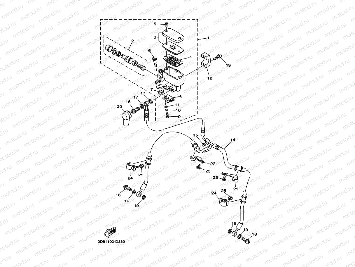 FRONT MASTER CYLINDER