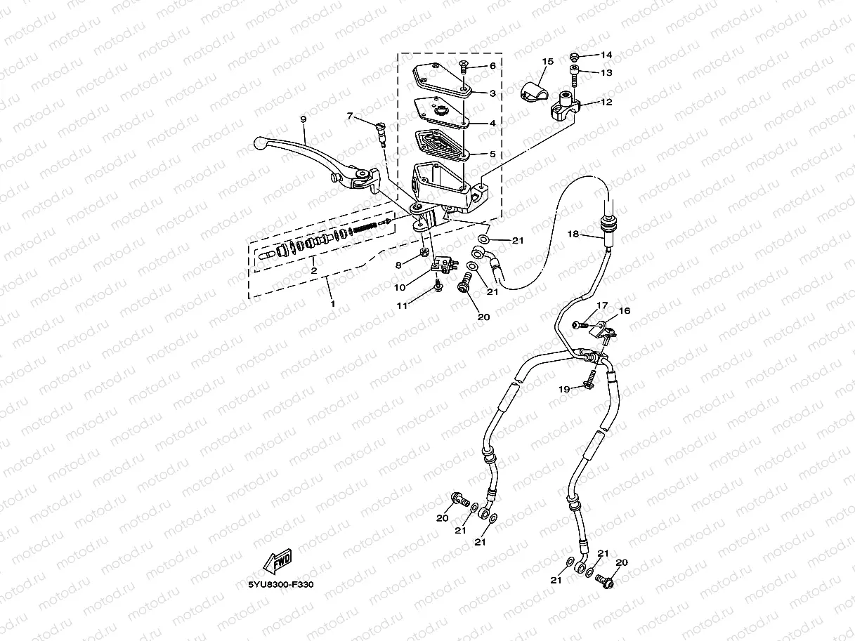 FRONT MASTER CYLINDER