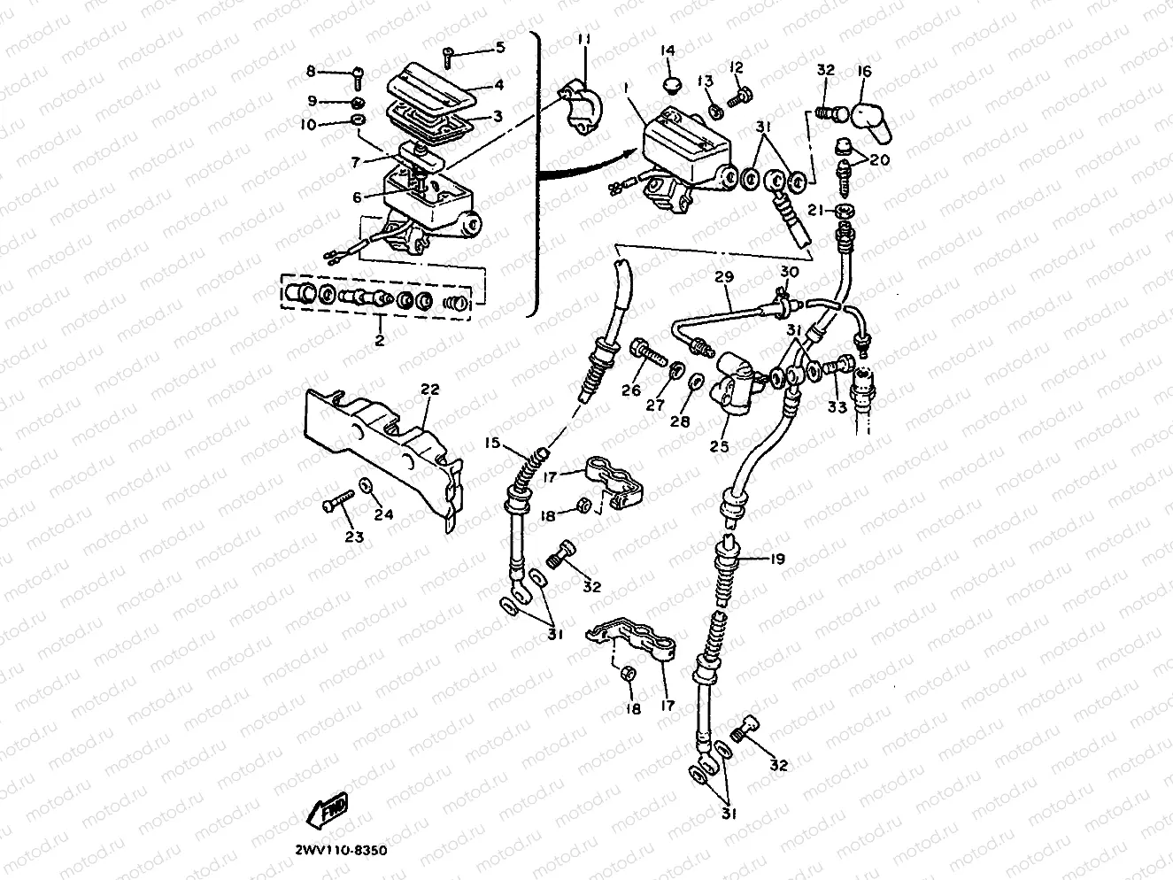 FRONT MASTER CYLINDER