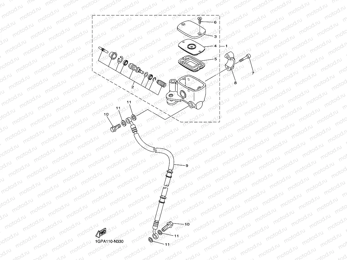 FRONT MASTER CYLINDER