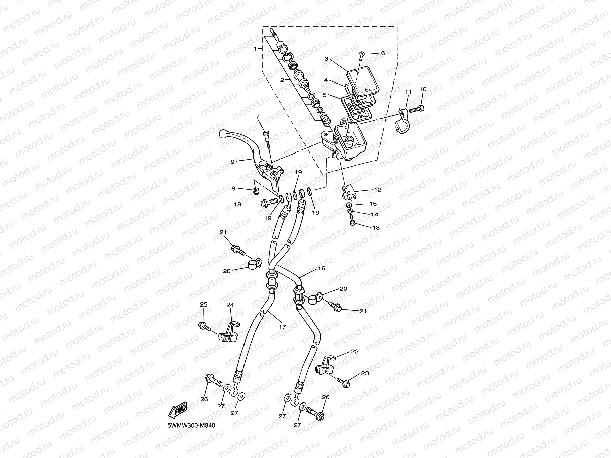 FRONT MASTER CYLINDER