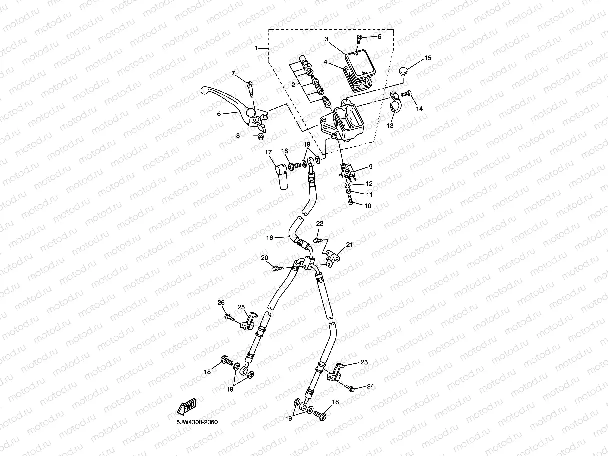 FRONT MASTER CYLINDER