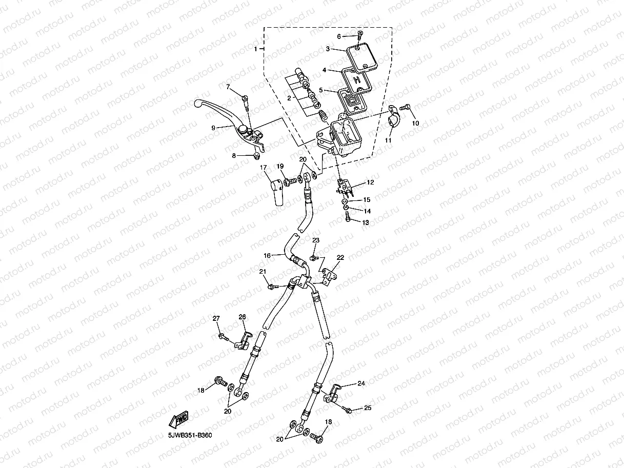 FRONT MASTER CYLINDER