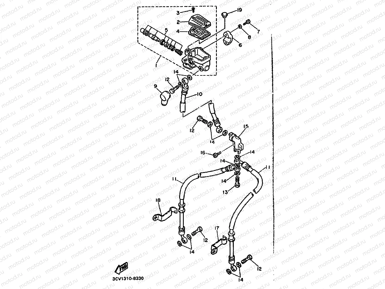 FRONT MASTER CYLINDER