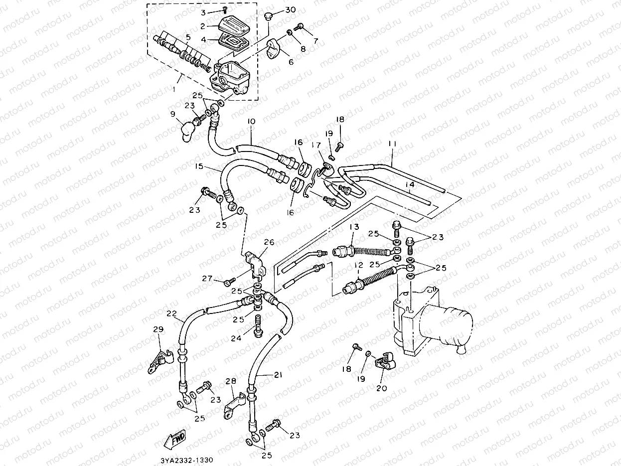 FRONT MASTER CYLINDER