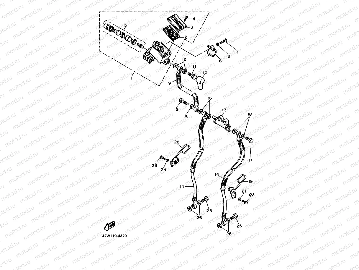 FRONT MASTER CYLINDER