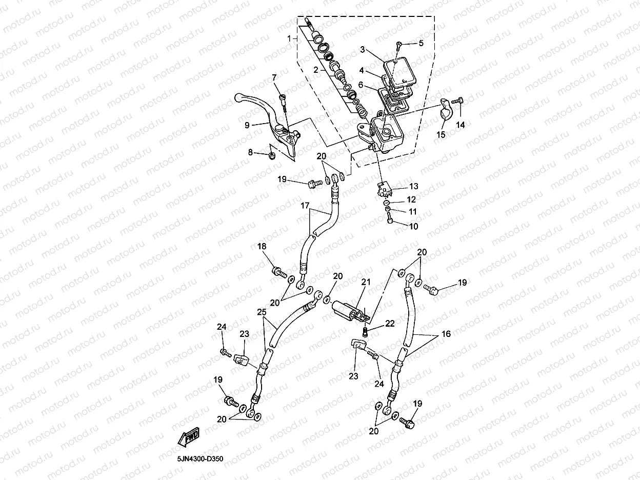 FRONT MASTER CYLINDER