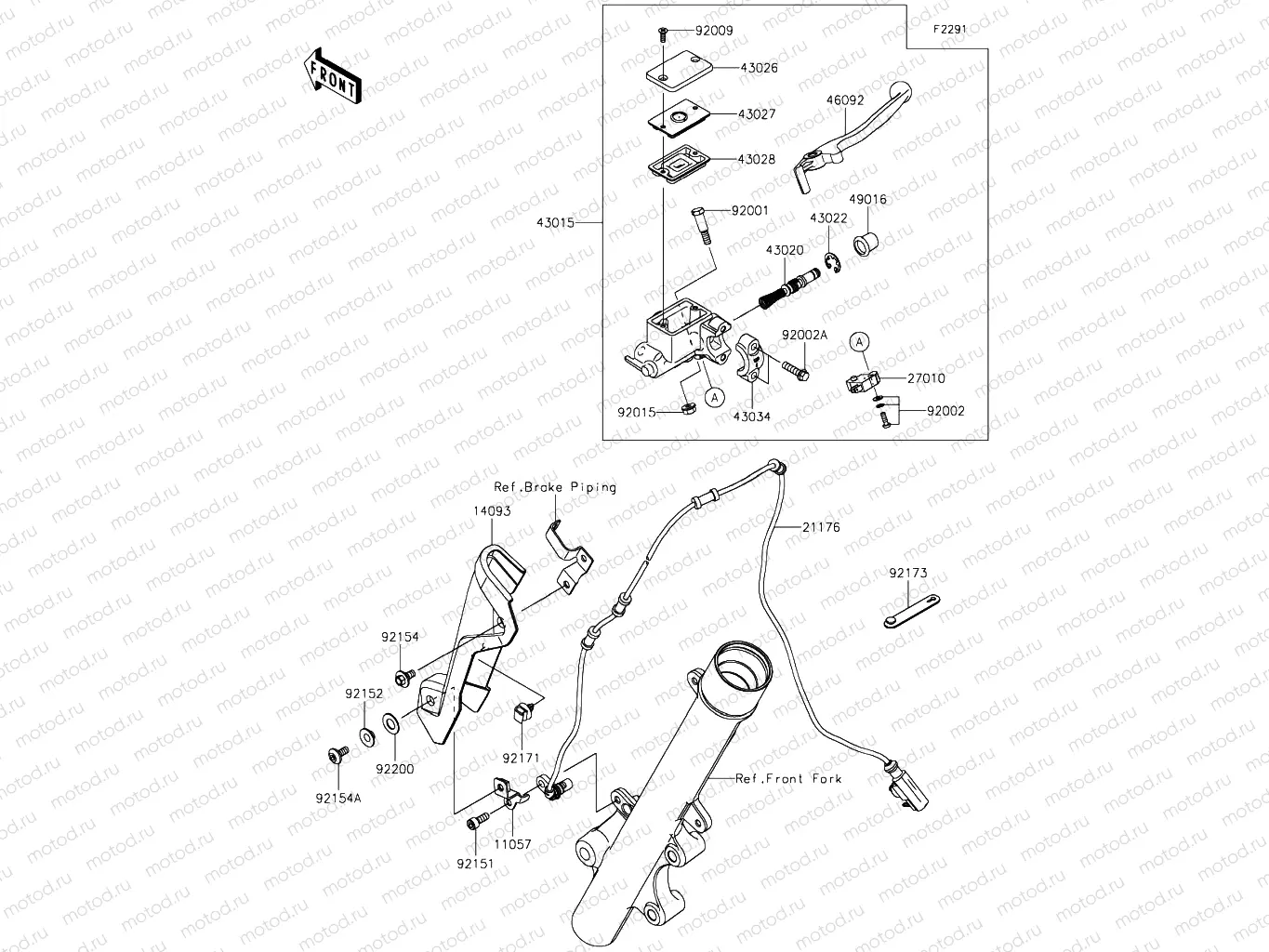 Front Master Cylinder