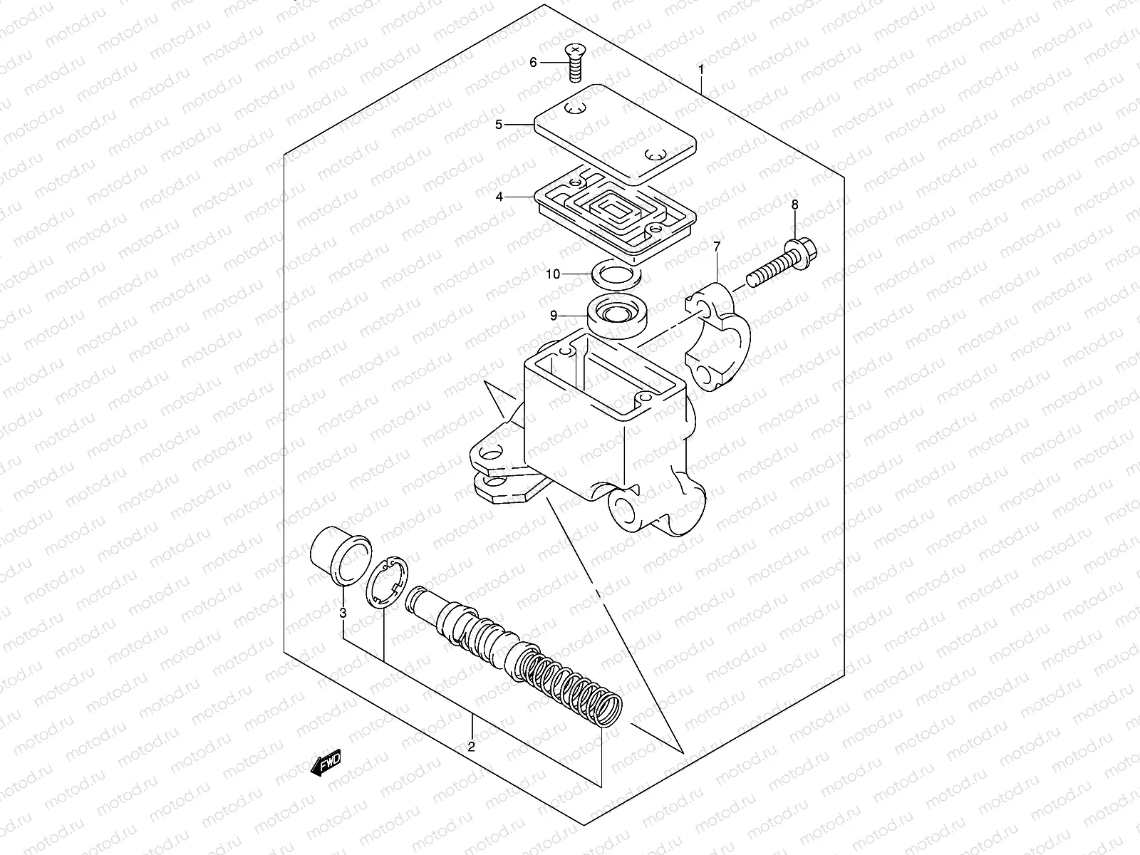 FRONT MASTER CYLINDER